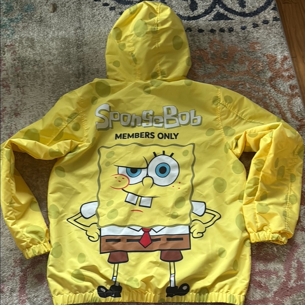 Members Only Yellow SpongeBob Jacket